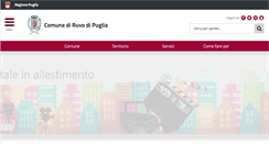 Desktop Screenshot of comune.ruvodipuglia.ba.it